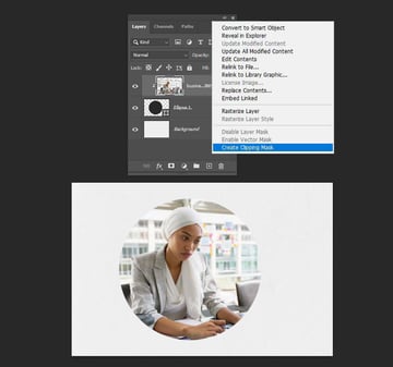 creating a clipping mask